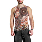 Generational Warriors NAIDOC 2024 Men Tank Top Make a Fire Indigenous Cultural Spirit