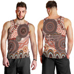 Generational Warriors NAIDOC 2024 Men Tank Top Make a Fire Indigenous Cultural Spirit