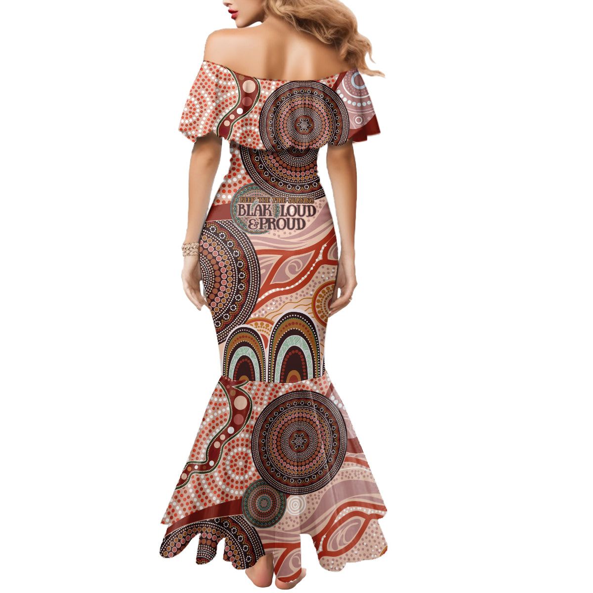 Generational Warriors NAIDOC 2024 Mermaid Dress Make a Fire Indigenous Cultural Spirit
