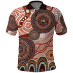 Generational Warriors NAIDOC 2024 Polo Shirt Make a Fire Indigenous Cultural Spirit