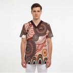 Generational Warriors NAIDOC 2024 Scrub Top Make a Fire Indigenous Cultural Spirit - Aussie Hoodie