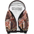 Generational Warriors NAIDOC 2024 Sherpa Hoodie Make a Fire Indigenous Cultural Spirit