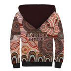 Generational Warriors NAIDOC 2024 Sherpa Hoodie Make a Fire Indigenous Cultural Spirit