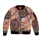 Generational Warriors NAIDOC 2024 Sleeve Zip Bomber Jacket Make a Fire Indigenous Cultural Spirit