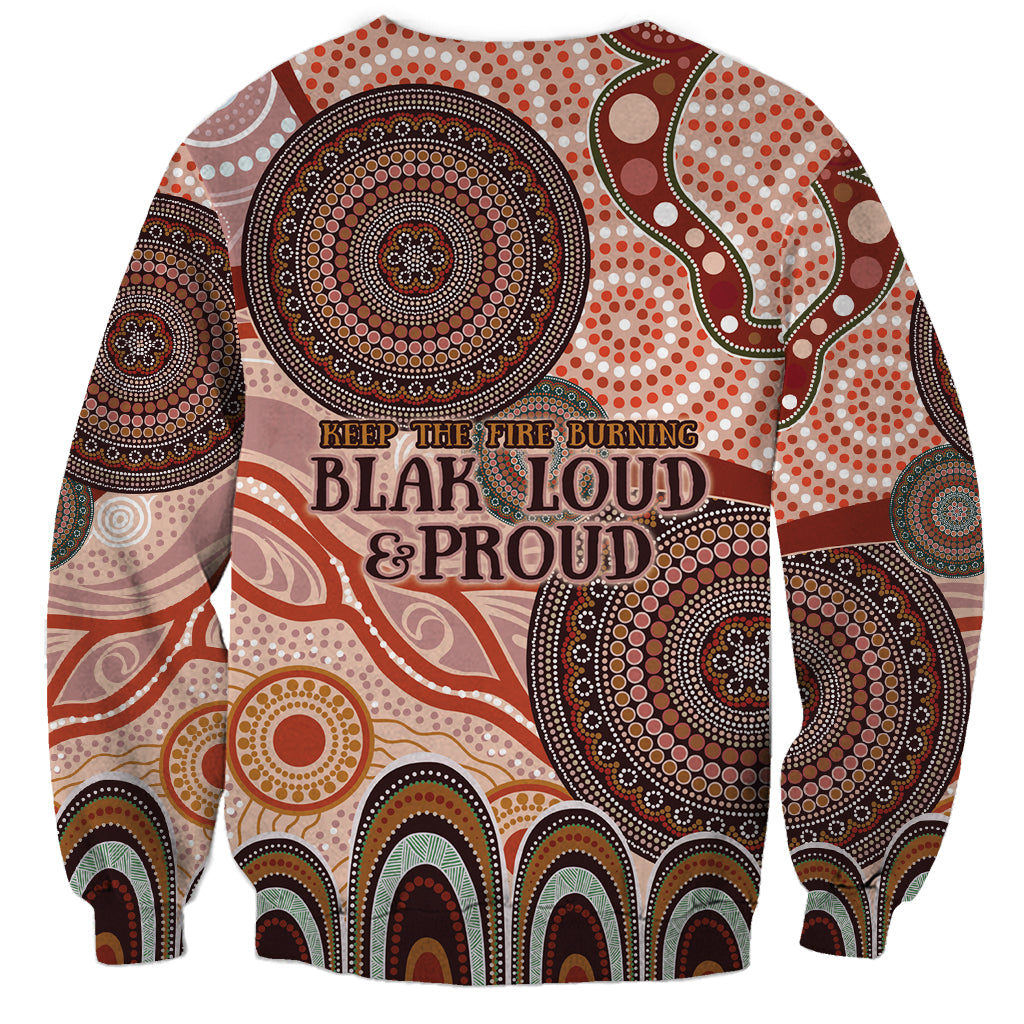 Generational Warriors NAIDOC 2024 Sweatshirt Make a Fire Indigenous Cultural Spirit