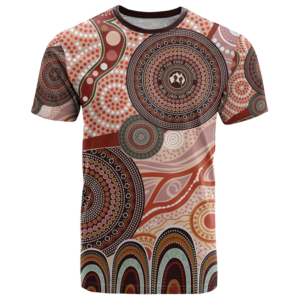 Generational Warriors NAIDOC 2024 T Shirt Make a Fire Indigenous Cultural Spirit