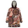 Generational Warriors NAIDOC 2024 Wearable Blanket Hoodie Make a Fire Indigenous Cultural Spirit