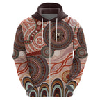 Generational Warriors NAIDOC 2024 Zip Hoodie Make a Fire Indigenous Cultural Spirit