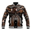 Torres Strait Islander NAIDOC 2024 Baseball Jacket Dhari Headdress Indigenous Cultural Spirit