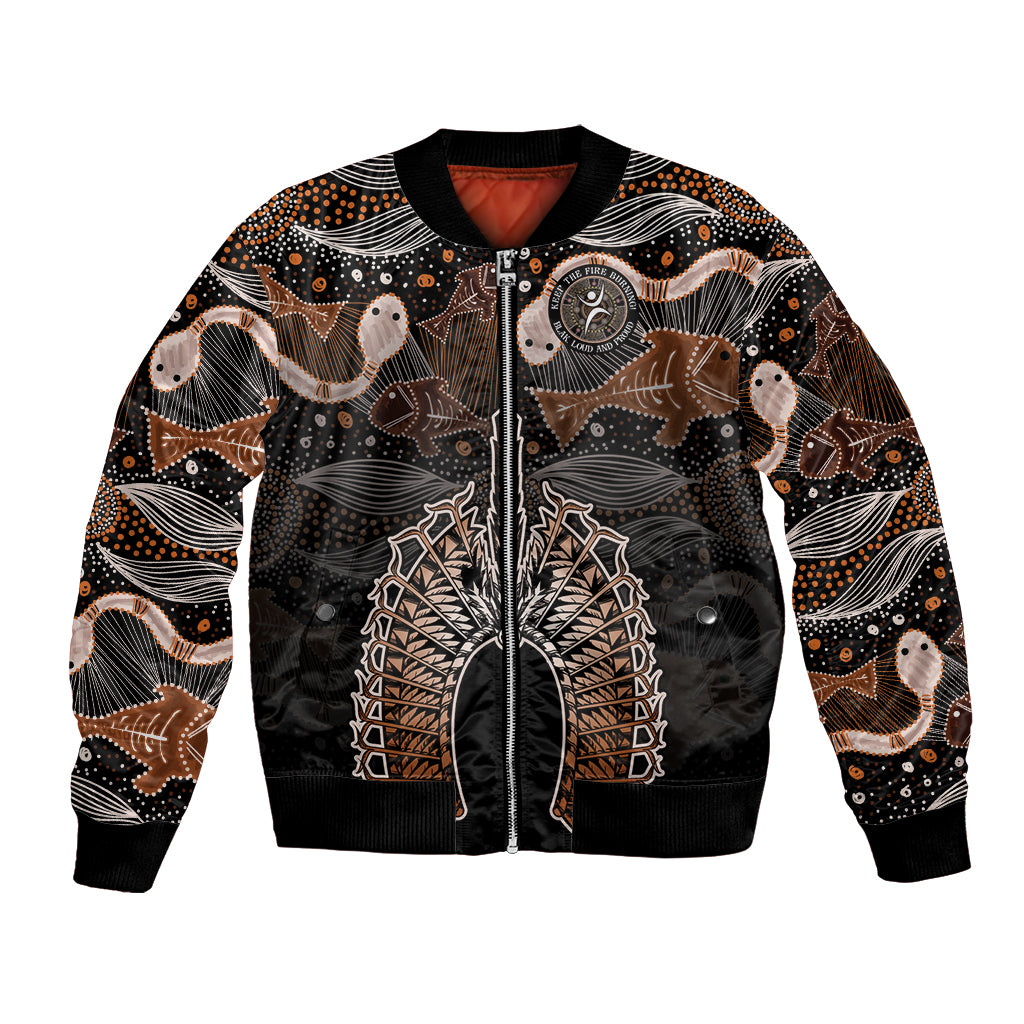Torres Strait Islander NAIDOC 2024 Bomber Jacket Dhari Headdress Indigenous Cultural Spirit