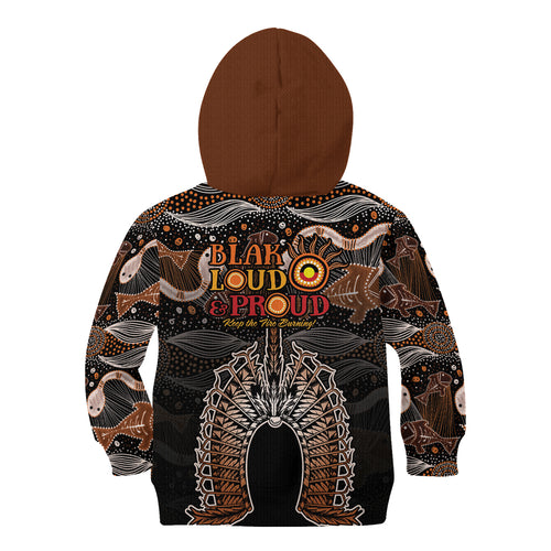 Torres Strait Islander NAIDOC 2024 Kid Hoodie Dhari Headdress Indigenous Cultural Spirit