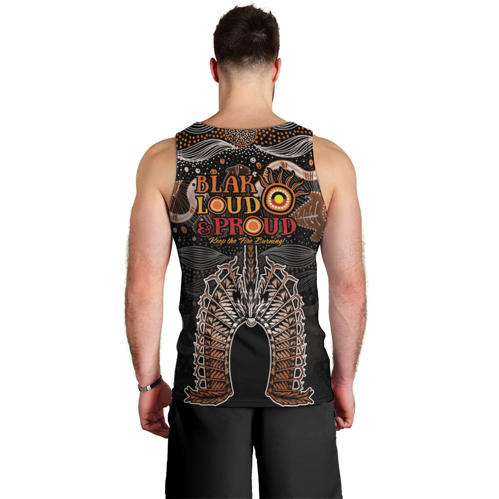 Torres Strait Islander NAIDOC 2024 Men Tank Top Dhari Headdress Indigenous Cultural Spirit