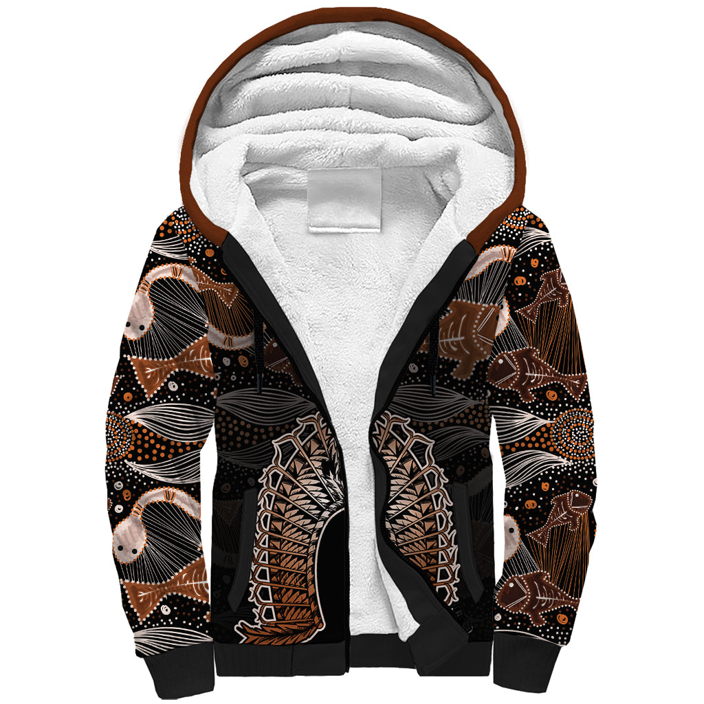 Torres Strait Islander NAIDOC 2024 Sherpa Hoodie Dhari Headdress Indigenous Cultural Spirit