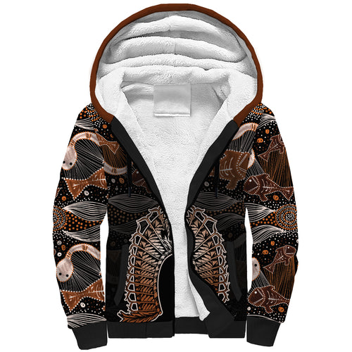 Torres Strait Islander NAIDOC 2024 Sherpa Hoodie Dhari Headdress Indigenous Cultural Spirit