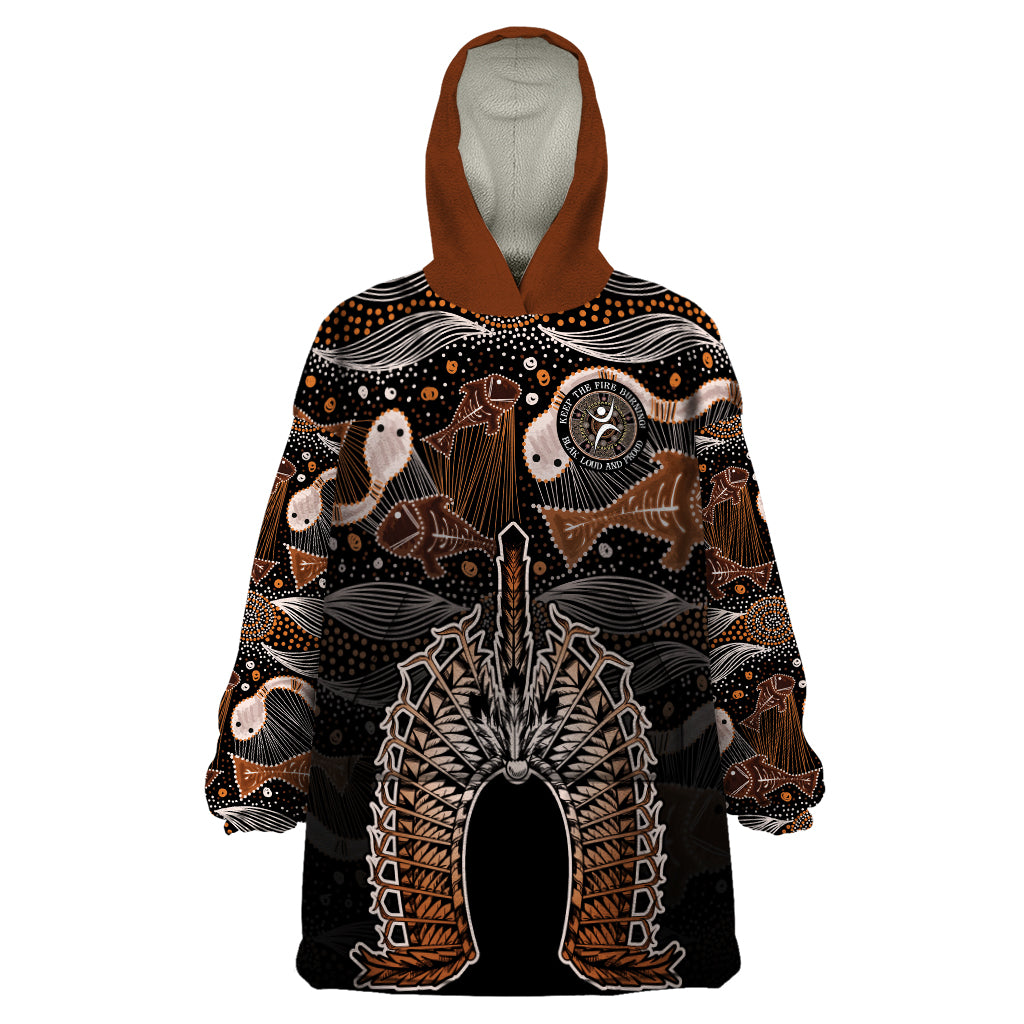 Torres Strait Islander NAIDOC 2024 Wearable Blanket Hoodie Dhari Headdress Indigenous Cultural Spirit