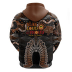 Torres Strait Islander NAIDOC 2024 Zip Hoodie Dhari Headdress Indigenous Cultural Spirit