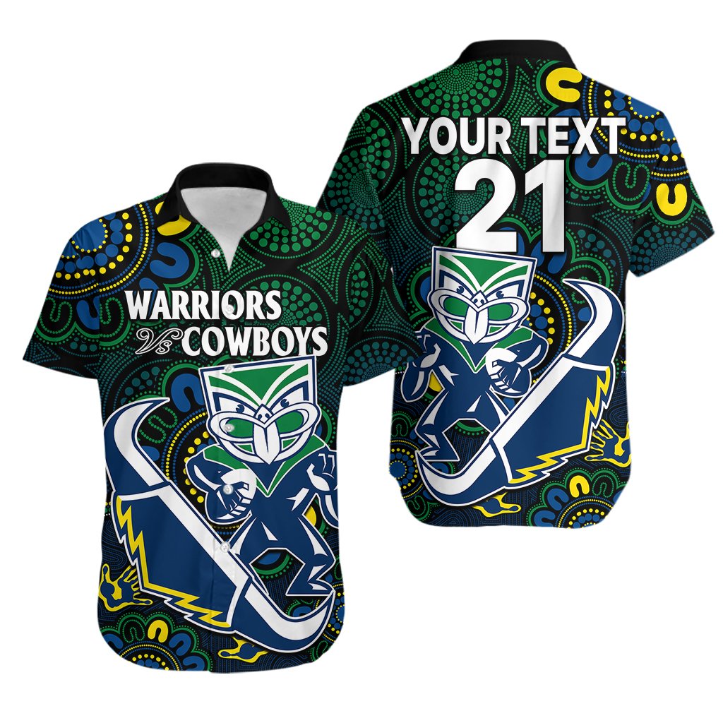 custom-text-and-number-nrl-combine-warriors-and-cowboys-hawaiian-shirt-aboriginal