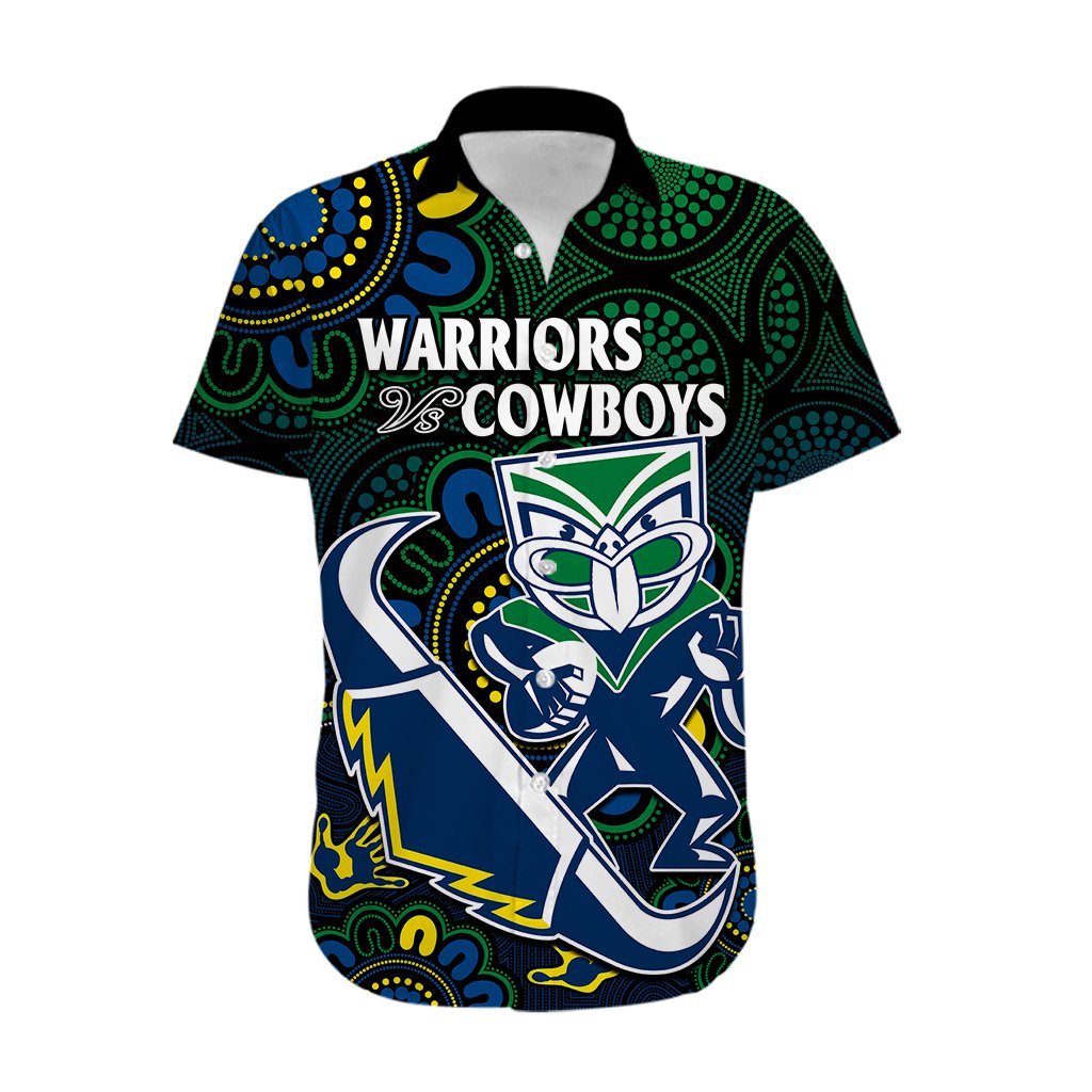 custom-text-and-number-nrl-combine-warriors-and-cowboys-hawaiian-shirt-aboriginal