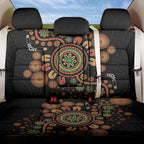 Aboriginal Dots Art Painting With Boomerang Back Car Seat Cover