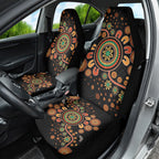 Aboriginal Dots Art Painting With Boomerang Car Seat Cover