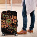 Aboriginal Dots Art Painting With Boomerang Luggage Cover