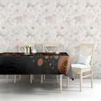 Aboriginal Dots Art Painting With Boomerang Tablecloth