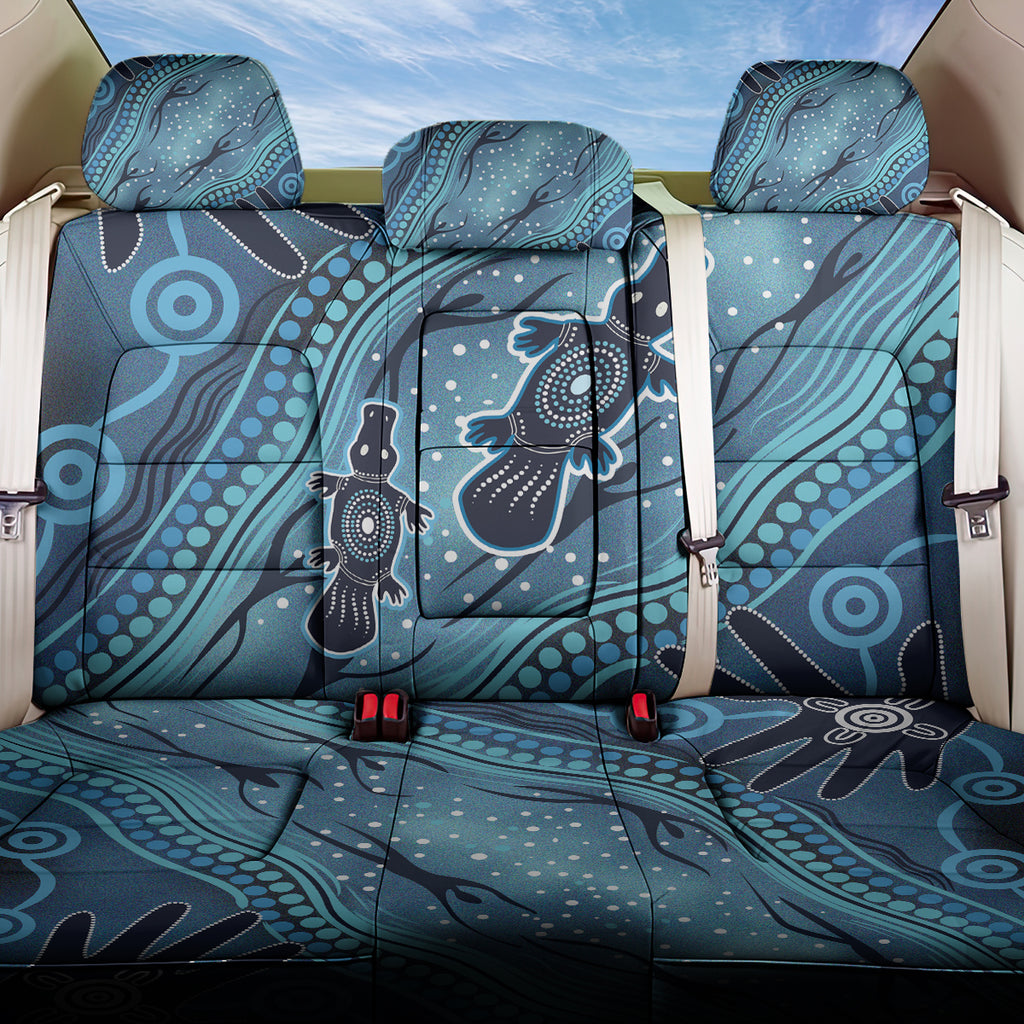 Aboriginal Dots Art Painting with Platypus Back Car Seat Cover No 1