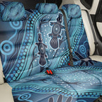 Aboriginal Dots Art Painting with Platypus Back Car Seat Cover No 1