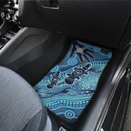 Aboriginal Dots Art Painting with Platypus Car Mats No 1