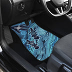 Aboriginal Dots Art Painting with Platypus Car Mats No 1