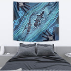 Aboriginal Dots Art Painting with Platypus Tapestry No 1