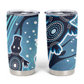 Aboriginal Dots Art Painting with Platypus Tumbler Cup No 1