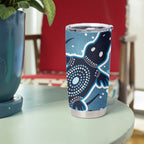 Aboriginal Dots Art Painting with Platypus Tumbler Cup No 1