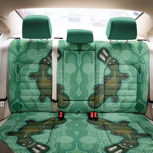 Aboriginal Dots Art Painting with Platypus Back Car Seat Cover No 2