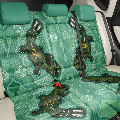 Aboriginal Dots Art Painting with Platypus Back Car Seat Cover No 2