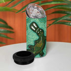 Aboriginal Dots Art Painting with Platypus 4 in 1 Can Cooler Tumbler No 2