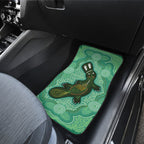 Aboriginal Dots Art Painting with Platypus Car Mats No 2
