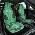 Aboriginal Dots Art Painting with Platypus Car Seat Cover No 2