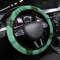 Aboriginal Dots Art Painting with Platypus Steering Wheel Cover No 2