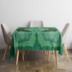 Aboriginal Dots Art Painting with Platypus Tablecloth No 2