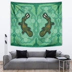 Aboriginal Dots Art Painting with Platypus Tapestry No 2