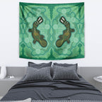 Aboriginal Dots Art Painting with Platypus Tapestry No 2