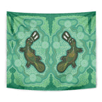 Aboriginal Dots Art Painting with Platypus Tapestry No 2
