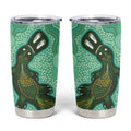 Aboriginal Dots Art Painting with Platypus Tumbler Cup No 2