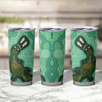 Aboriginal Dots Art Painting with Platypus Tumbler Cup No 2