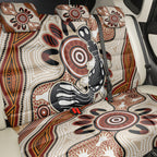 Aboriginal Dots Art Painting with Platypus Back Car Seat Cover No 3