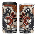 Aboriginal Dots Art Painting with Platypus 4 in 1 Can Cooler Tumbler No 3