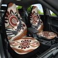 Aboriginal Dots Art Painting with Platypus Car Seat Cover No 3
