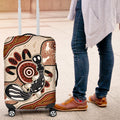 Aboriginal Dots Art Painting with Platypus Luggage Cover No 3