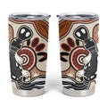 Aboriginal Dots Art Painting with Platypus Tumbler Cup No 3